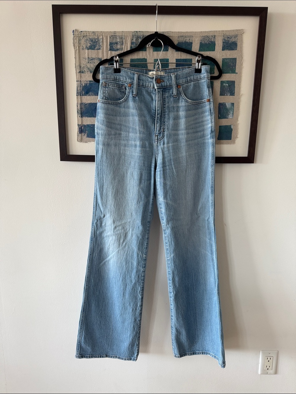EUC Madewell 11” High Rise Flare 28